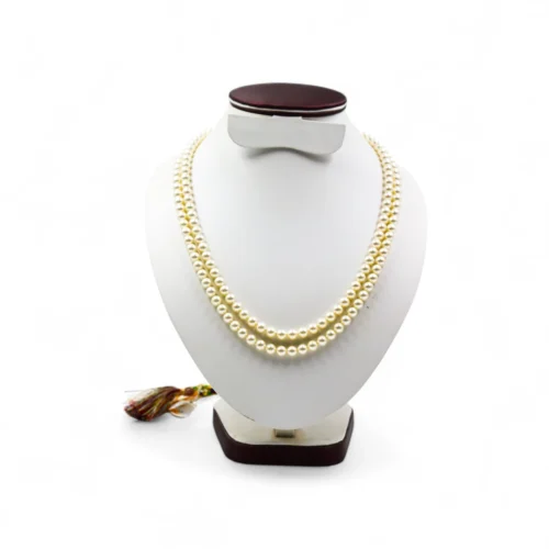 Ivory Legacy – Double Line Pearl Mala