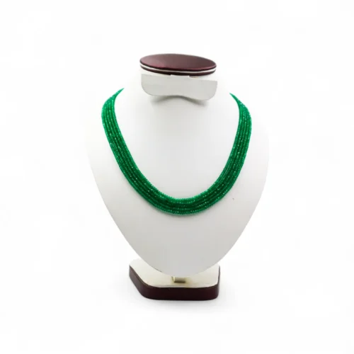 Verdant Grace – Aventurine Kantha Necklace