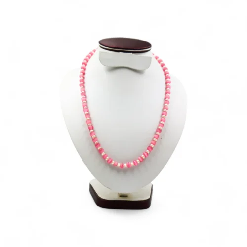 "Rosé Whisper – Monalisa Glass Mala