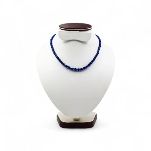 Sapphire Gleam – Glass Maniya Mala